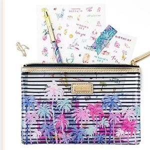 Lilly Pulitzer agenda bonus pack in Desert Palm print NWT